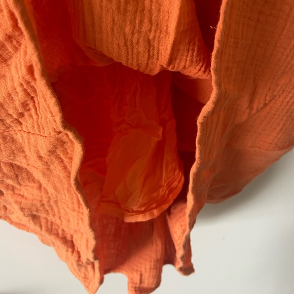 Kourt Portia Gauze Smocked Puff Sleeve Dress - Picture 4 of 5